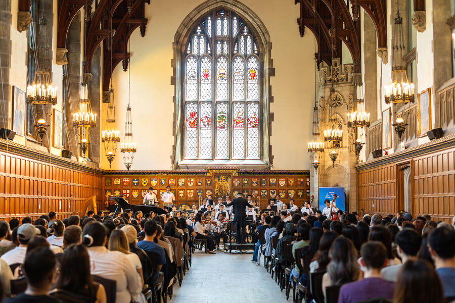A packed Hart House Great Hall during Ghibli Dreams