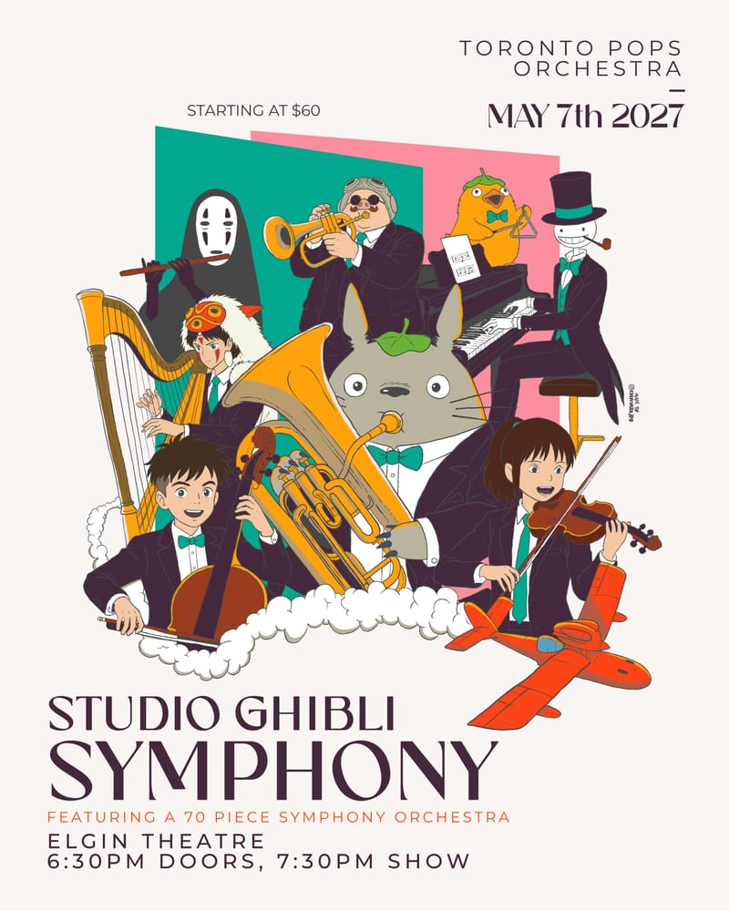 Studio Ghibli Symphony concert poster
